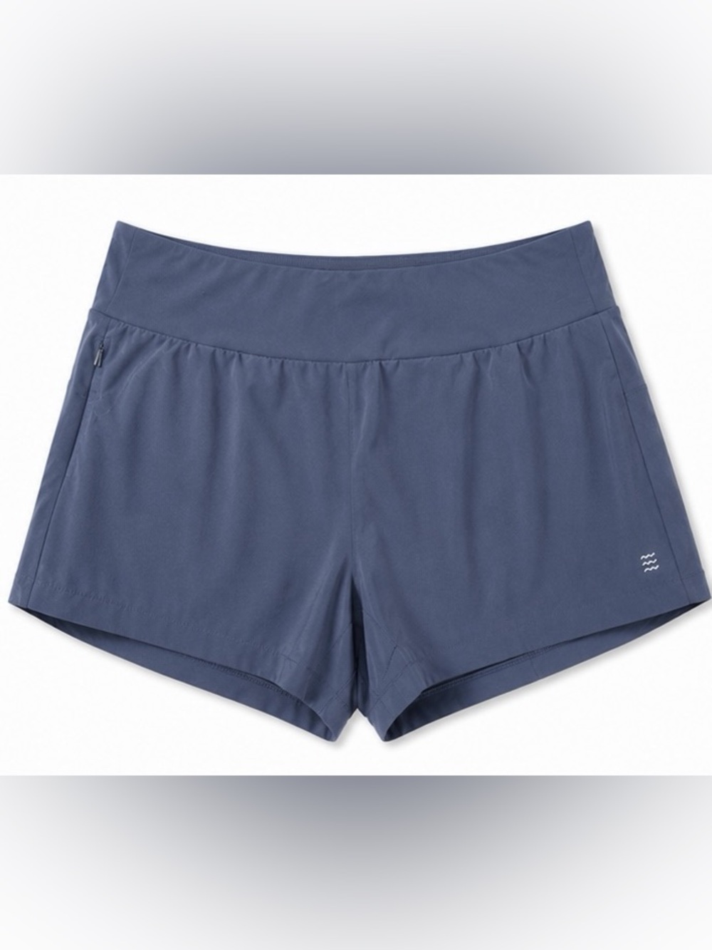 Free Fly Women’s Breeze Active Shorts Blue 3” Inseam Size Large - Picture 1 of 4